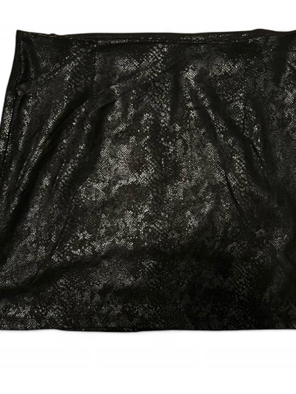 She + Sky Black Metallic Mini Skirt